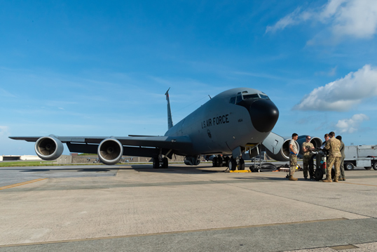 U.S Air Force KC-135 (Photo by Senior Airman Cynthia Bello Courtesy of the 18th Wing Public Affairs)